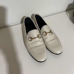 White Gucci Loafer